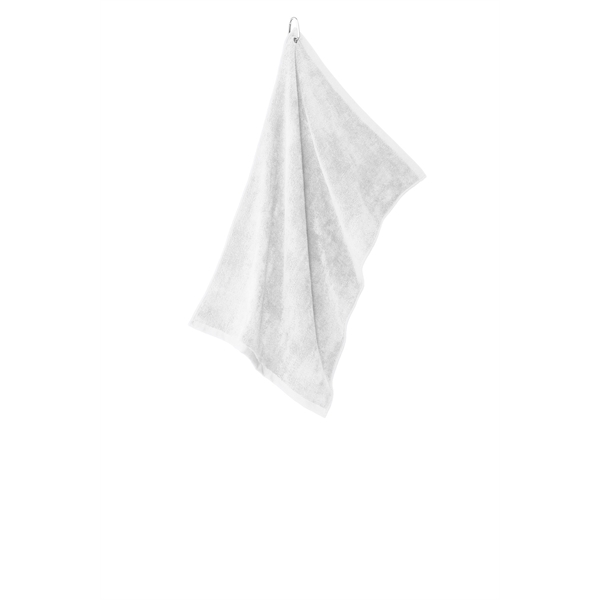 Port Authority Grommeted Microfiber Golf Towel. - Port Authority Grommeted Microfiber Golf Towel. - Image 5 of 5
