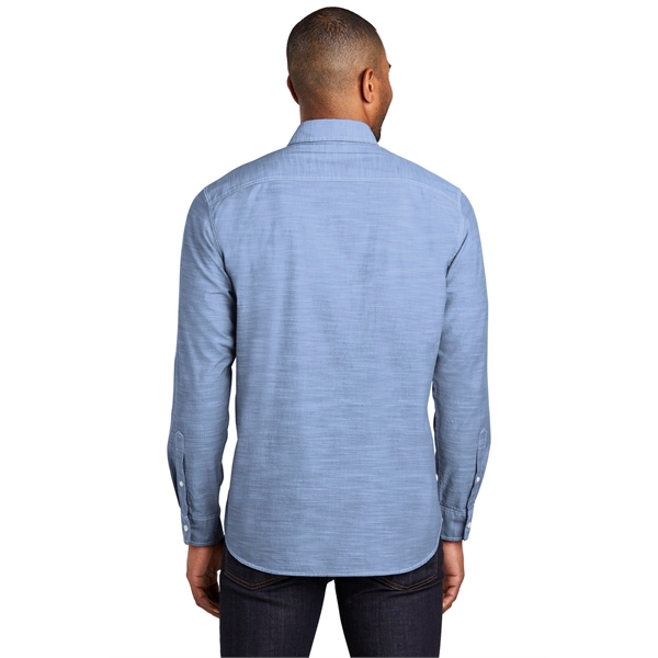 Port Authority Slub Chambray Shirt. - Port Authority Slub Chambray Shirt. - Image 4 of 15