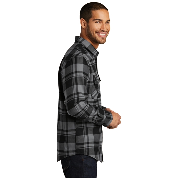 Port Authority Plaid Flannel Shirt. - Port Authority Plaid Flannel Shirt. - Image 2 of 47