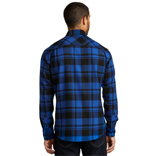 Port Authority Plaid Flannel Shirt. - Port Authority Plaid Flannel Shirt. - Image 5 of 47
