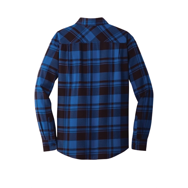 Port Authority Plaid Flannel Shirt. - Port Authority Plaid Flannel Shirt. - Image 8 of 47