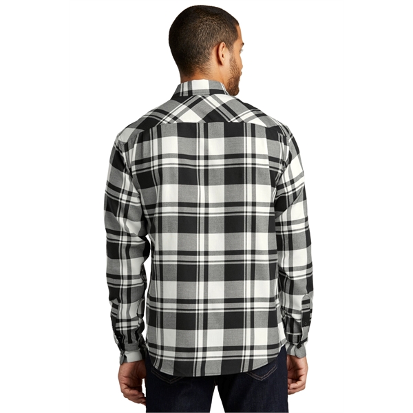 Port Authority Plaid Flannel Shirt. - Port Authority Plaid Flannel Shirt. - Image 9 of 47