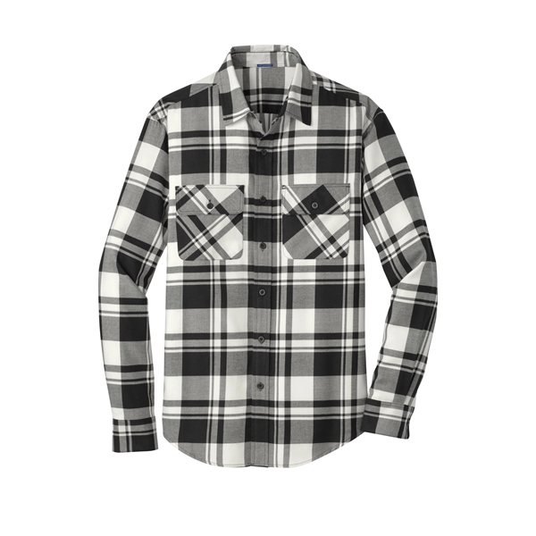 Port Authority Plaid Flannel Shirt. - Port Authority Plaid Flannel Shirt. - Image 11 of 47