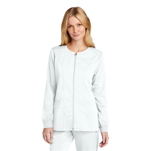 Wink Women's Premiere Flex Full-Zip Scrub Jacket - Wink Women's Premiere Flex Full-Zip Scrub Jacket - Image 30 of 40