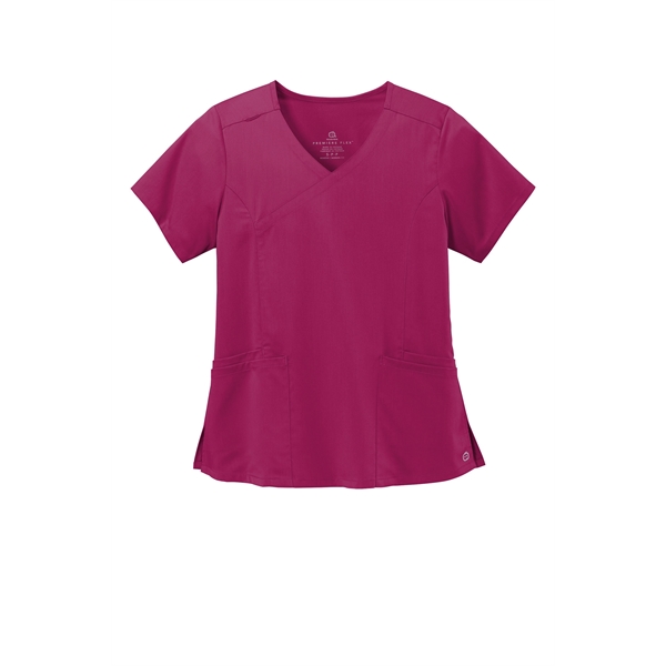 Wink Women's Premiere Flex Mock Wrap Top - Wink Women's Premiere Flex Mock Wrap Top - Image 31 of 32