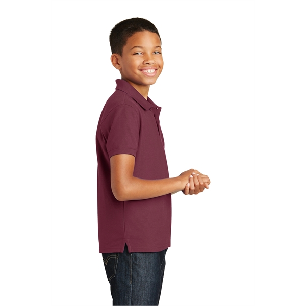 Port Authority Youth Core Classic Pique Polo. - Port Authority Youth Core Classic Pique Polo. - Image 3 of 45