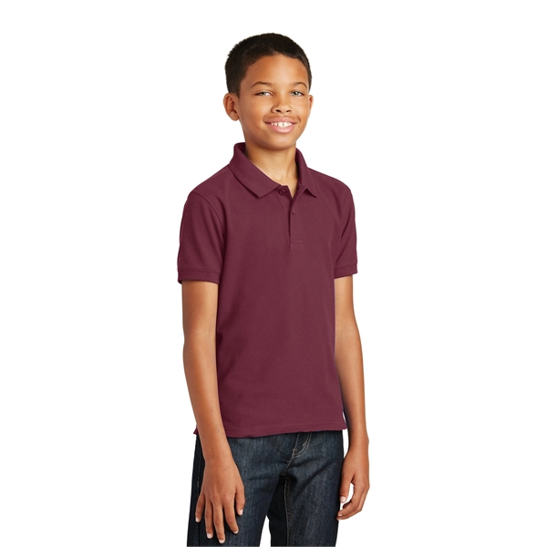 Port Authority Youth Core Classic Pique Polo. - Port Authority Youth Core Classic Pique Polo. - Image 5 of 45