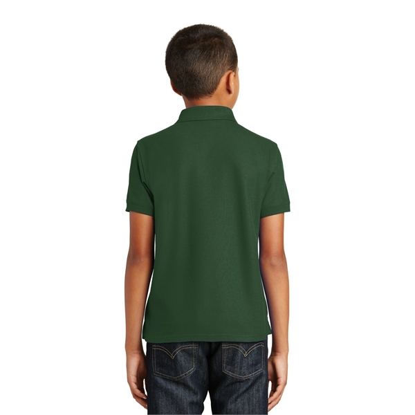 Port Authority Youth Core Classic Pique Polo. - Port Authority Youth Core Classic Pique Polo. - Image 14 of 45