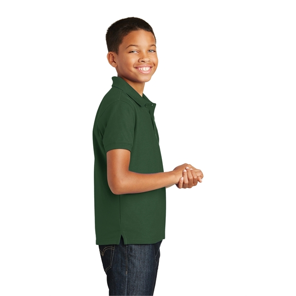 Port Authority Youth Core Classic Pique Polo. - Port Authority Youth Core Classic Pique Polo. - Image 15 of 45