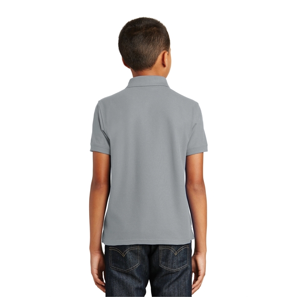 Port Authority Youth Core Classic Pique Polo. - Port Authority Youth Core Classic Pique Polo. - Image 20 of 45