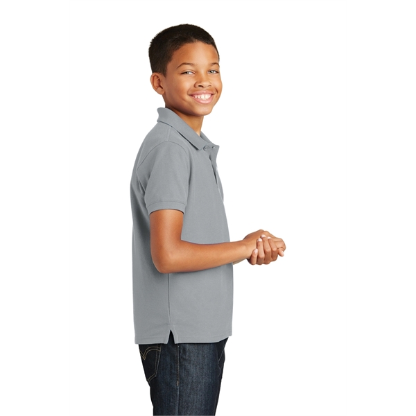 Port Authority Youth Core Classic Pique Polo. - Port Authority Youth Core Classic Pique Polo. - Image 21 of 45