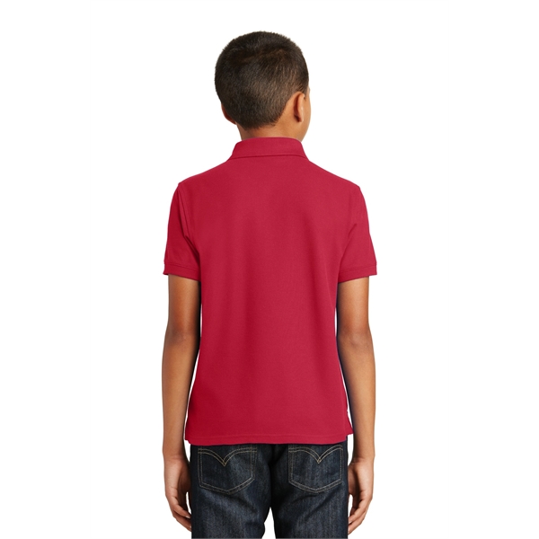 Port Authority Youth Core Classic Pique Polo. - Port Authority Youth Core Classic Pique Polo. - Image 30 of 45