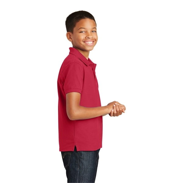Port Authority Youth Core Classic Pique Polo. - Port Authority Youth Core Classic Pique Polo. - Image 31 of 45