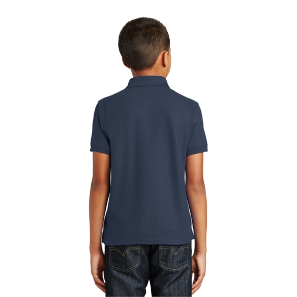 Port Authority Youth Core Classic Pique Polo. - Port Authority Youth Core Classic Pique Polo. - Image 34 of 45
