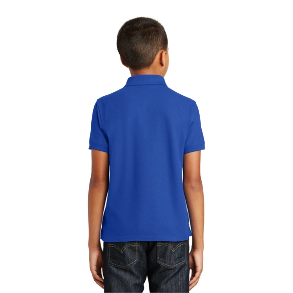 Port Authority Youth Core Classic Pique Polo. - Port Authority Youth Core Classic Pique Polo. - Image 38 of 45