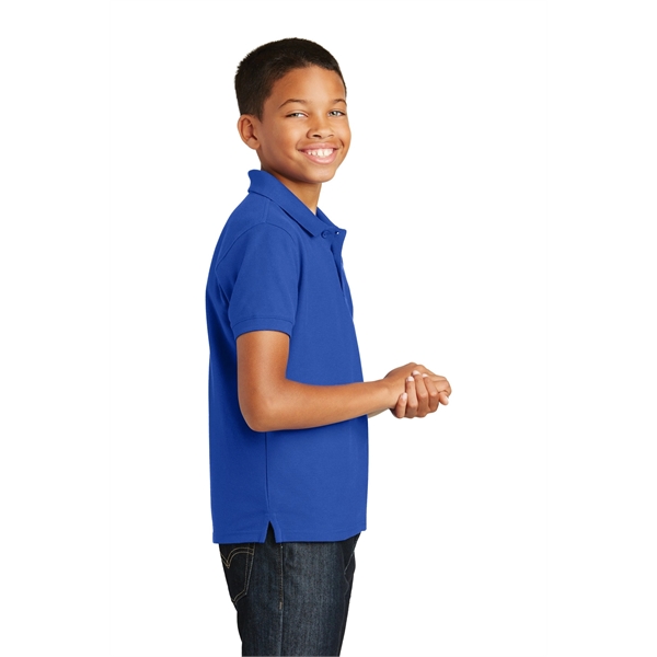 Port Authority Youth Core Classic Pique Polo. - Port Authority Youth Core Classic Pique Polo. - Image 39 of 45