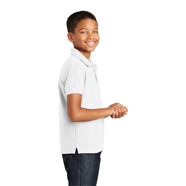 Port Authority Youth Core Classic Pique Polo. - Port Authority Youth Core Classic Pique Polo. - Image 43 of 45