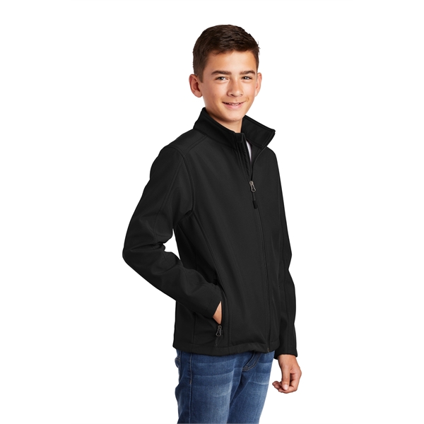 Port Authority Youth Core Soft Shell Jacket. - Port Authority Youth Core Soft Shell Jacket. - Image 6 of 12