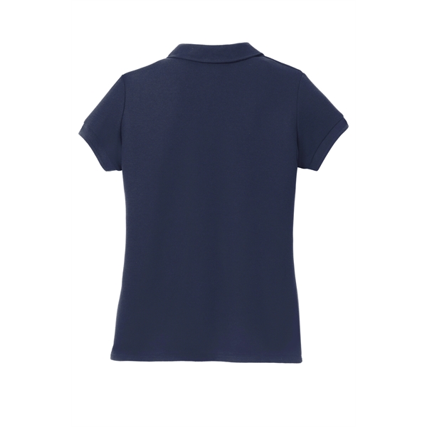 Port Authority Girls Silk Touch Peter Pan Collar Polo. - Port Authority Girls Silk Touch Peter Pan Collar Polo. - Image 9 of 19