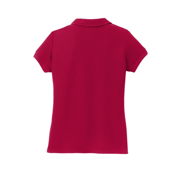 Port Authority Girls Silk Touch Peter Pan Collar Polo. - Port Authority Girls Silk Touch Peter Pan Collar Polo. - Image 14 of 19