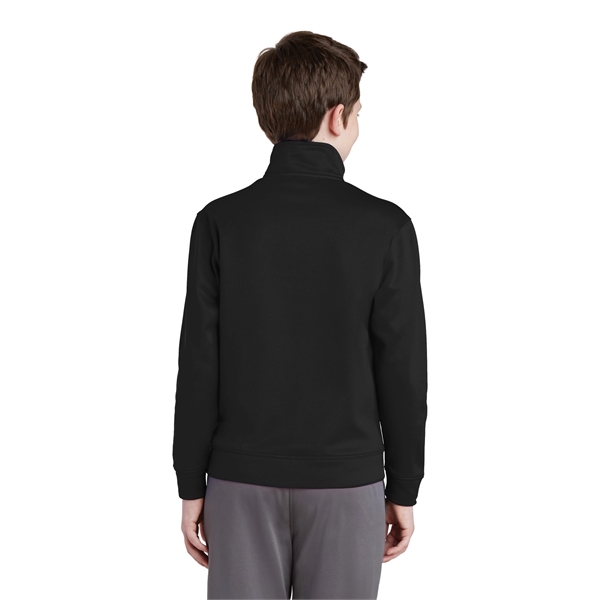 Sport-Tek Youth Sport-Wick Fleece Full-Zip Jacket. - Sport-Tek Youth Sport-Wick Fleece Full-Zip Jacket. - Image 2 of 30