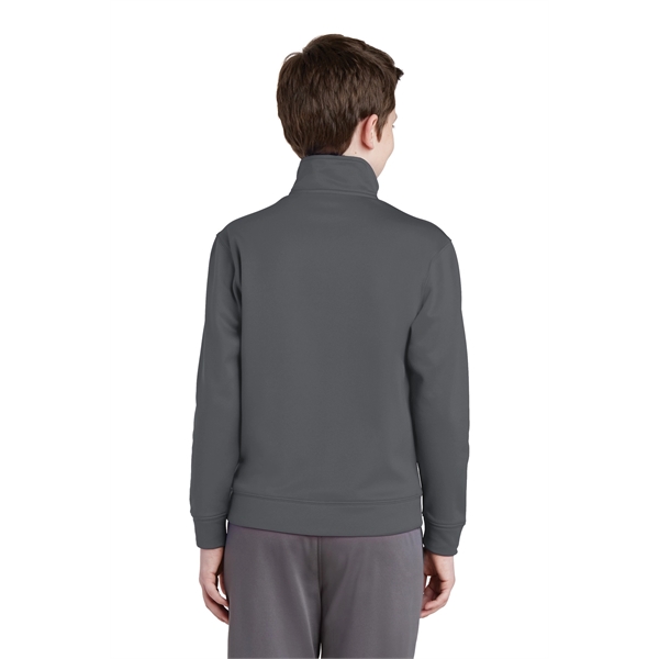 Sport-Tek Youth Sport-Wick Fleece Full-Zip Jacket. - Sport-Tek Youth Sport-Wick Fleece Full-Zip Jacket. - Image 8 of 30