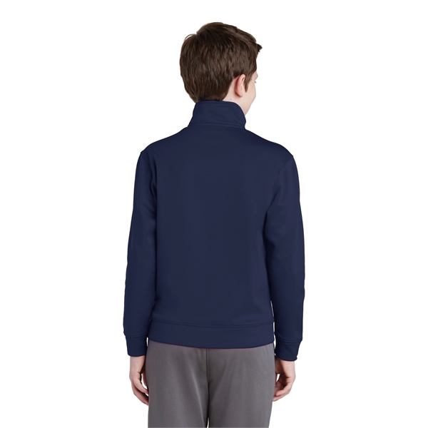 Sport-Tek Youth Sport-Wick Fleece Full-Zip Jacket. - Sport-Tek Youth Sport-Wick Fleece Full-Zip Jacket. - Image 19 of 30