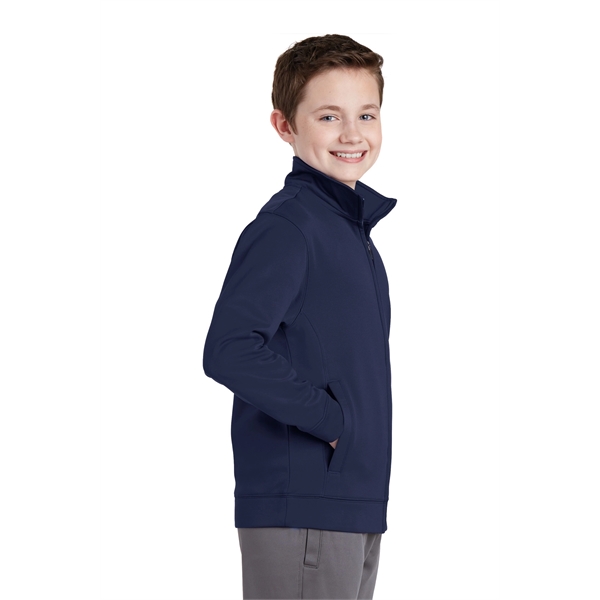 Sport-Tek Youth Sport-Wick Fleece Full-Zip Jacket. - Sport-Tek Youth Sport-Wick Fleece Full-Zip Jacket. - Image 20 of 30