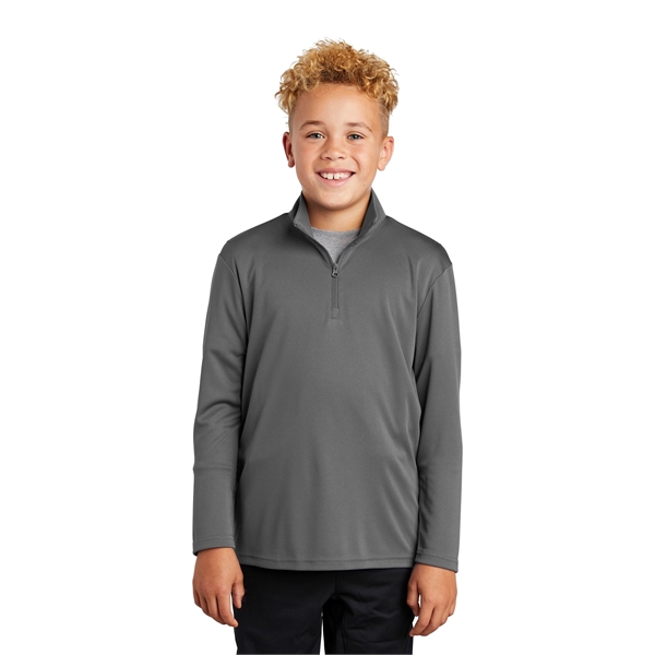 Sport-Tek Youth PosiCharge Competitor 1/4-Zip Pullover. - Sport-Tek Youth PosiCharge Competitor 1/4-Zip Pullover. - Image 8 of 26