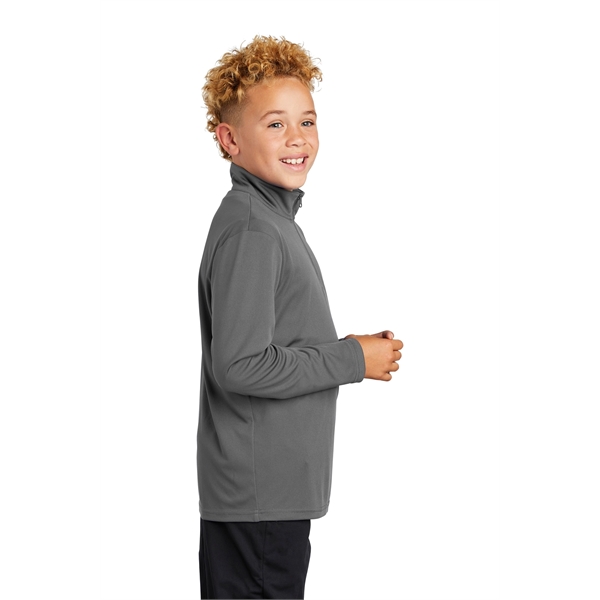 Sport-Tek Youth PosiCharge Competitor 1/4-Zip Pullover. - Sport-Tek Youth PosiCharge Competitor 1/4-Zip Pullover. - Image 10 of 26