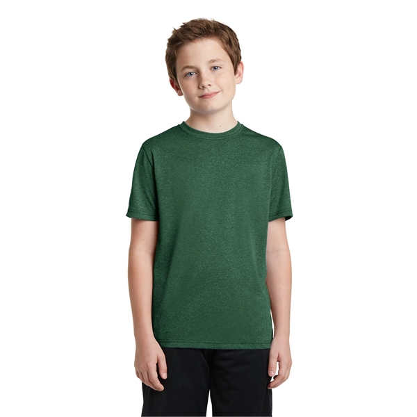 Sport-Tek Youth Heather Contender Tee. - Sport-Tek Youth Heather Contender Tee. - Image 25 of 35