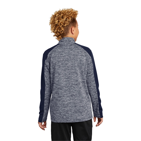 Sport-Tek Youth PosiCharge Electric Heather Colorblock 1/... - Sport-Tek Youth PosiCharge Electric Heather Colorblock 1/... - Image 8 of 28