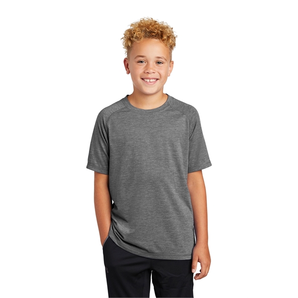 Sport-Tek Youth PosiCharge Tri-Blend Wicking Raglan Tee. - Sport-Tek Youth PosiCharge Tri-Blend Wicking Raglan Tee. - Image 6 of 25
