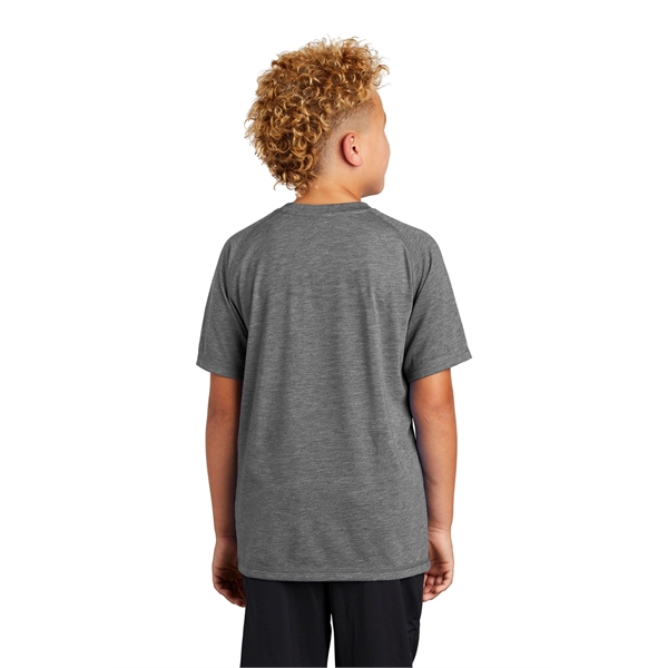 Sport-Tek Youth PosiCharge Tri-Blend Wicking Raglan Tee. - Sport-Tek Youth PosiCharge Tri-Blend Wicking Raglan Tee. - Image 7 of 25