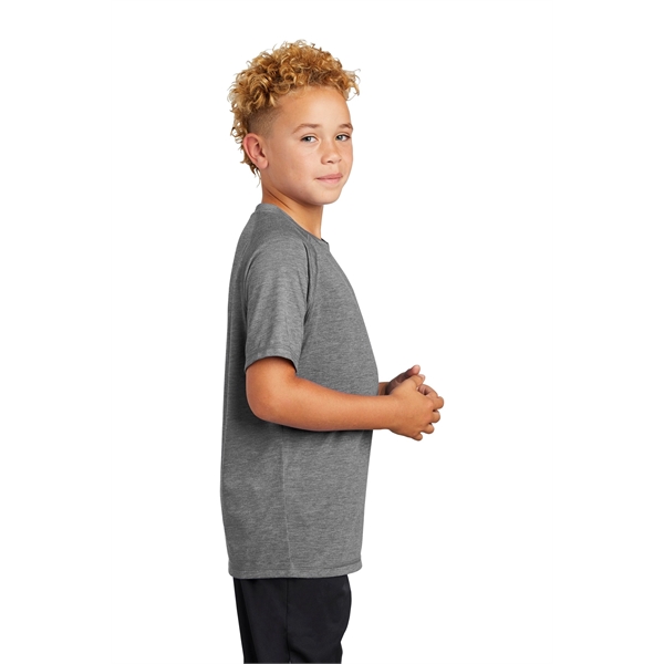 Sport-Tek Youth PosiCharge Tri-Blend Wicking Raglan Tee. - Sport-Tek Youth PosiCharge Tri-Blend Wicking Raglan Tee. - Image 8 of 25