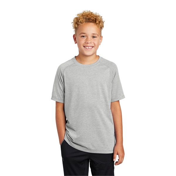 Sport-Tek Youth PosiCharge Tri-Blend Wicking Raglan Tee. - Sport-Tek Youth PosiCharge Tri-Blend Wicking Raglan Tee. - Image 11 of 25