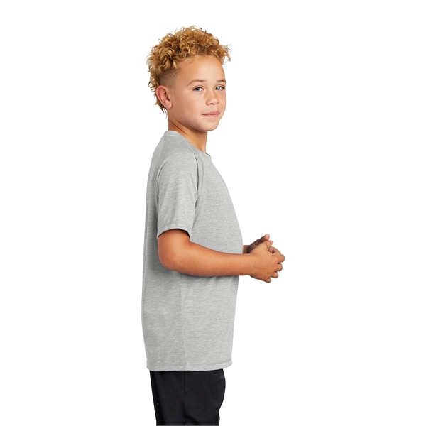 Sport-Tek Youth PosiCharge Tri-Blend Wicking Raglan Tee. - Sport-Tek Youth PosiCharge Tri-Blend Wicking Raglan Tee. - Image 13 of 25
