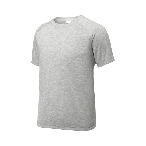 Sport-Tek Youth PosiCharge Tri-Blend Wicking Raglan Tee. - Sport-Tek Youth PosiCharge Tri-Blend Wicking Raglan Tee. - Image 14 of 25