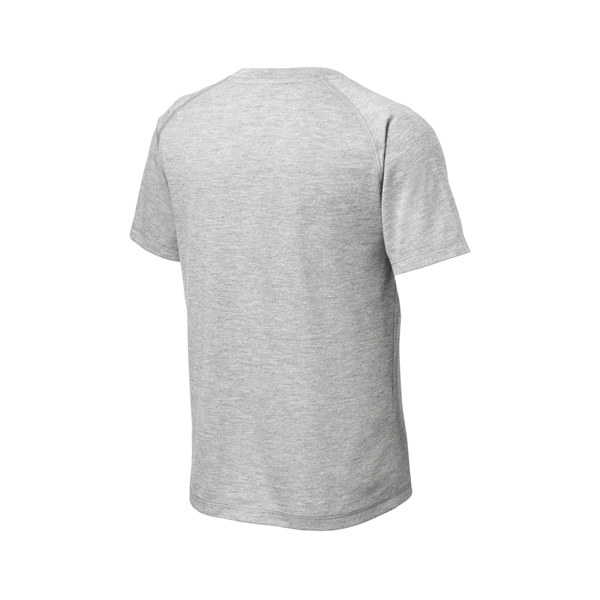 Sport-Tek Youth PosiCharge Tri-Blend Wicking Raglan Tee. - Sport-Tek Youth PosiCharge Tri-Blend Wicking Raglan Tee. - Image 15 of 25