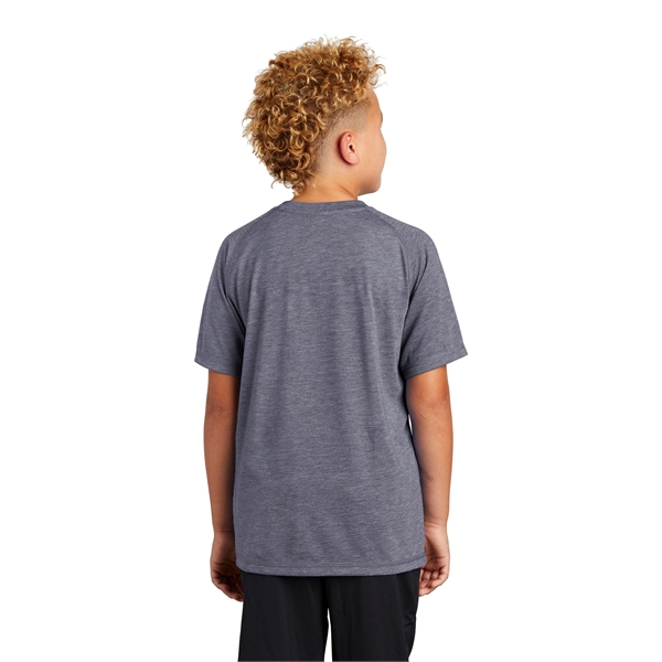 Sport-Tek Youth PosiCharge Tri-Blend Wicking Raglan Tee. - Sport-Tek Youth PosiCharge Tri-Blend Wicking Raglan Tee. - Image 17 of 25