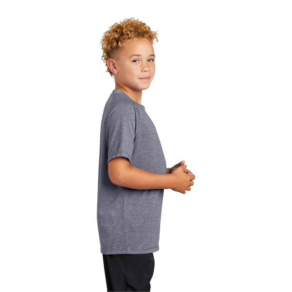 Sport-Tek Youth PosiCharge Tri-Blend Wicking Raglan Tee. - Sport-Tek Youth PosiCharge Tri-Blend Wicking Raglan Tee. - Image 18 of 25