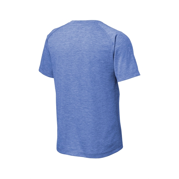 Sport-Tek Youth PosiCharge Tri-Blend Wicking Raglan Tee. - Sport-Tek Youth PosiCharge Tri-Blend Wicking Raglan Tee. - Image 25 of 25