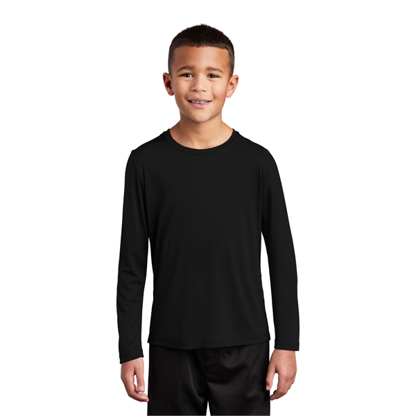 Sport-Tek Youth Posi-UV Pro Long Sleeve Tee. - Sport-Tek Youth Posi-UV Pro Long Sleeve Tee. - Image 0 of 45
