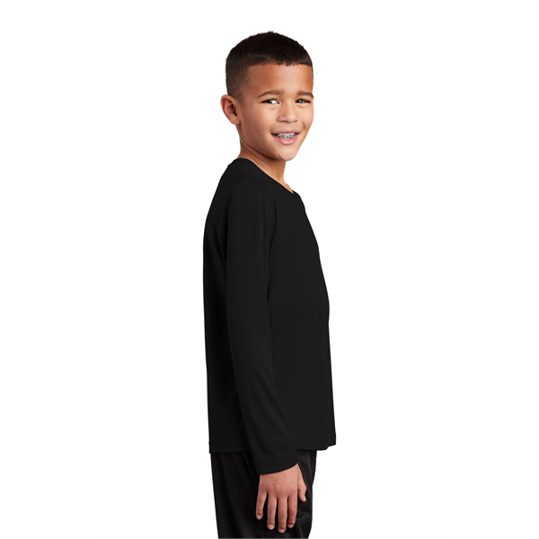 Sport-Tek Youth Posi-UV Pro Long Sleeve Tee. - Sport-Tek Youth Posi-UV Pro Long Sleeve Tee. - Image 2 of 45