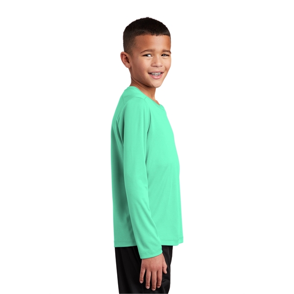 Sport-Tek Youth Posi-UV Pro Long Sleeve Tee. - Sport-Tek Youth Posi-UV Pro Long Sleeve Tee. - Image 7 of 45