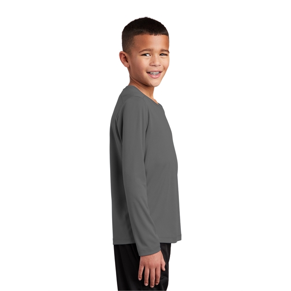 Sport-Tek Youth Posi-UV Pro Long Sleeve Tee. - Sport-Tek Youth Posi-UV Pro Long Sleeve Tee. - Image 11 of 45