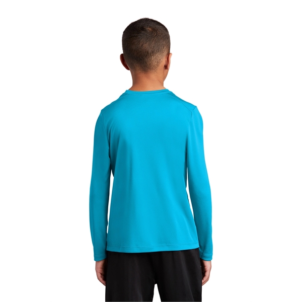 Sport-Tek Youth Posi-UV Pro Long Sleeve Tee. - Sport-Tek Youth Posi-UV Pro Long Sleeve Tee. - Image 14 of 45