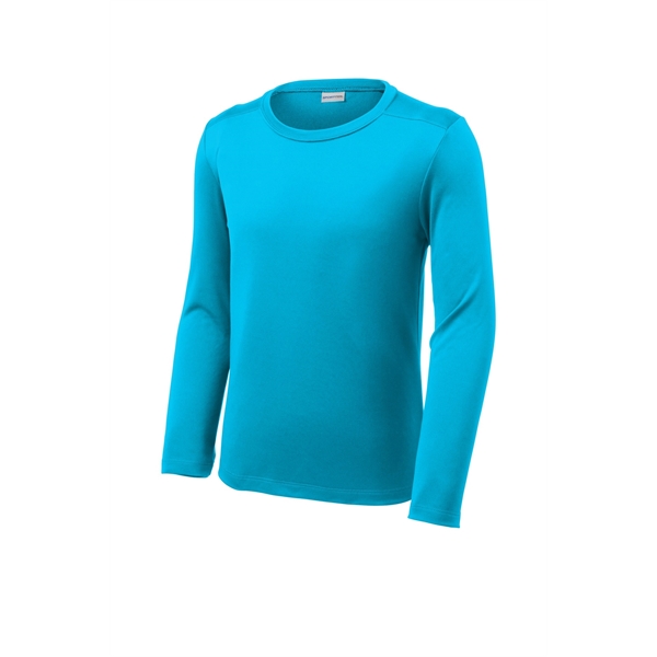 Sport-Tek Youth Posi-UV Pro Long Sleeve Tee. - Sport-Tek Youth Posi-UV Pro Long Sleeve Tee. - Image 16 of 45
