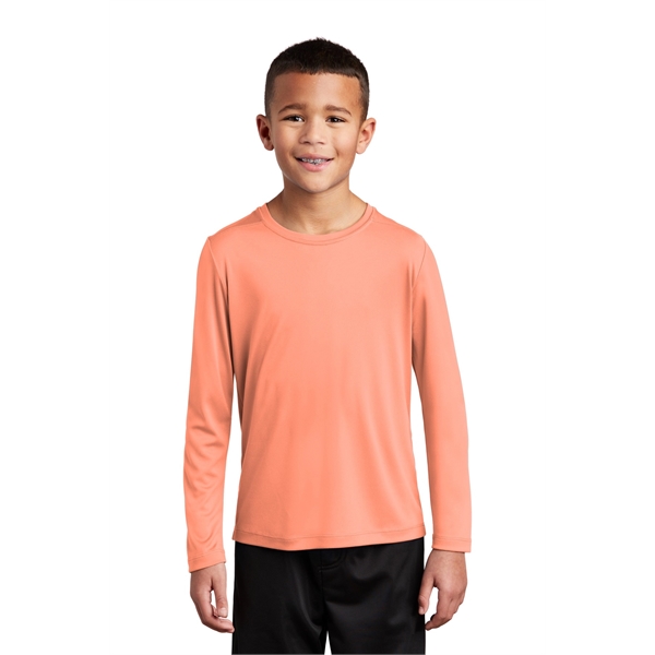 Sport-Tek Youth Posi-UV Pro Long Sleeve Tee. - Sport-Tek Youth Posi-UV Pro Long Sleeve Tee. - Image 17 of 45