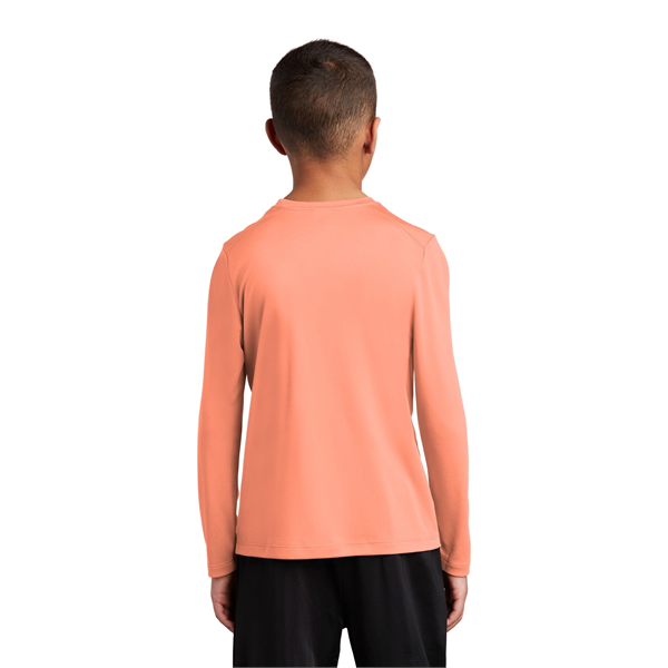 Sport-Tek Youth Posi-UV Pro Long Sleeve Tee. - Sport-Tek Youth Posi-UV Pro Long Sleeve Tee. - Image 18 of 45